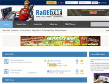 Tablet Screenshot of forum.ragezone.com
